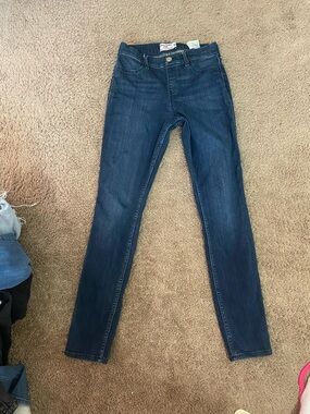 abercrombie kids Dark Indigo Skinny Jeans